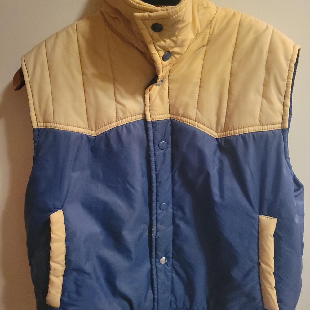 Aventura Blue and Cream Men's Vest